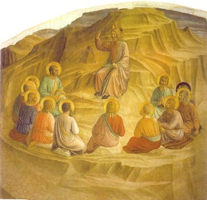 Sermon au mont des oliviers - Fra Angelico