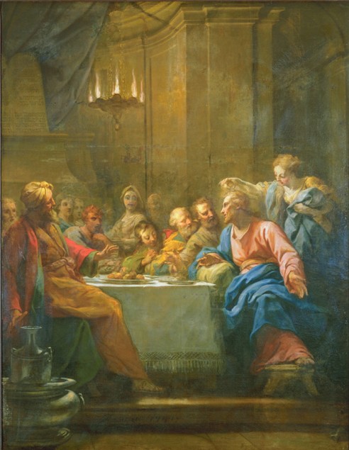 Le repas chez Simon, Jean Restout, 1741, Chevreuse