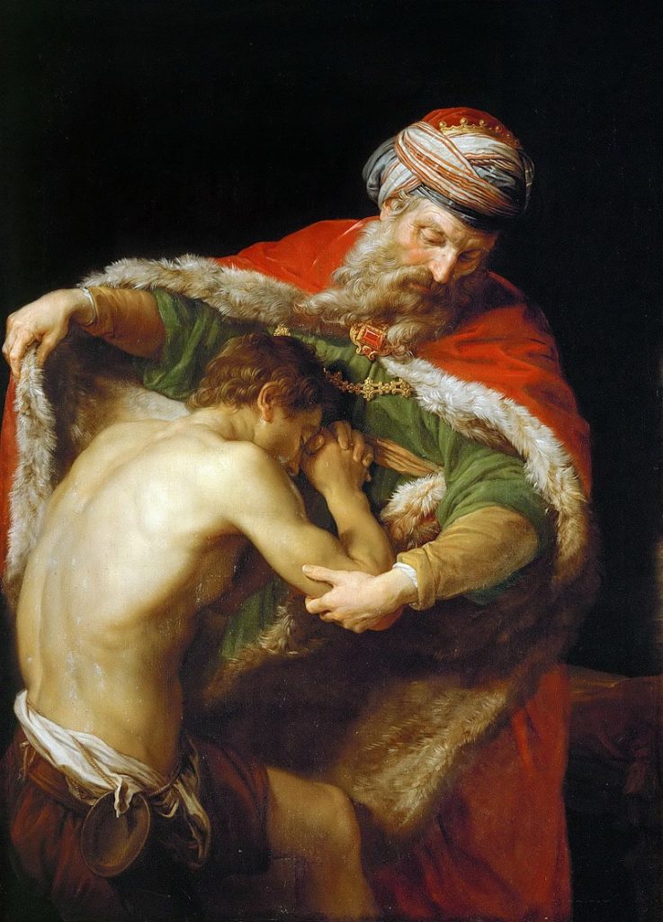 Retour du fils prodigue, Pompeo Batoni