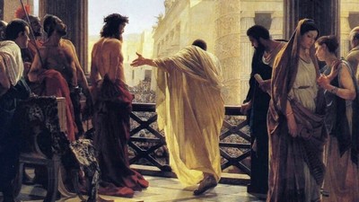 Troisième comparution devant Pilate et condamnation à mort