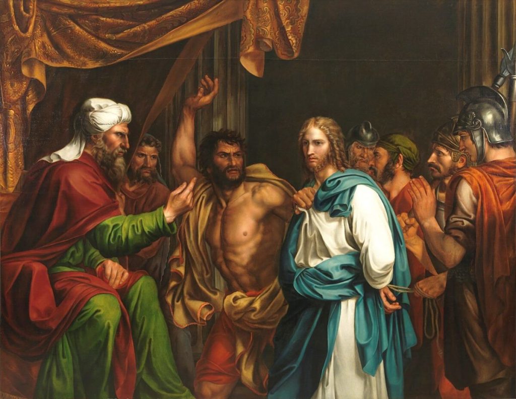 Jésus-Christ devant le grand prêtre Anne, Jose de Madrazo, 1803