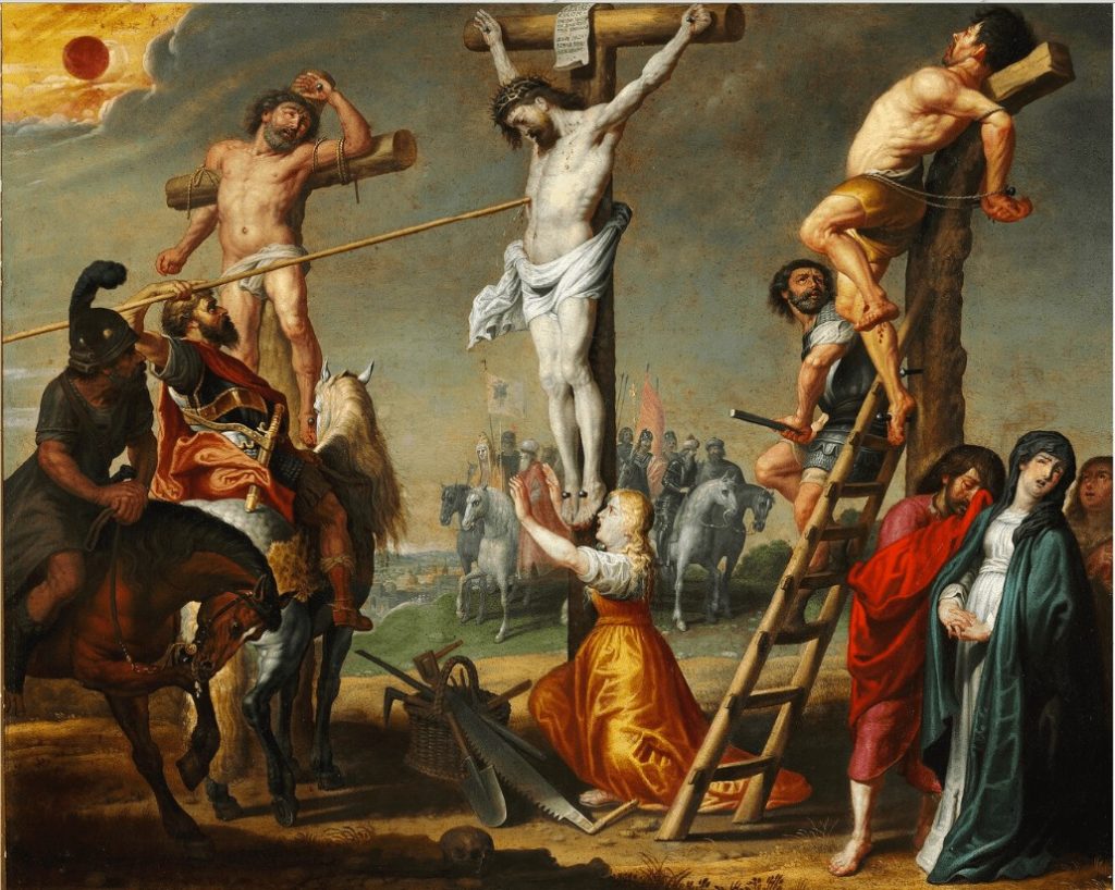 Longinus perce le flanc du Christ, Gerard_de_la_Valle, 1626