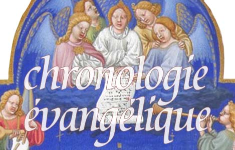 Plan chronologique des quatre évangiles